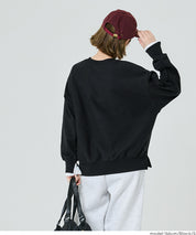 重磅棉 假兩件層次造型大學T