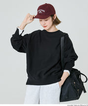 重磅棉 假兩件層次造型大學T