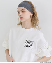 重磅內刷毛刺繡LOGO大學T