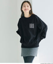 重磅內刷毛刺繡LOGO大學T