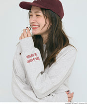 重磅內刷毛刺繡LOGO大學T