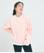 重磅內刷毛復古加工大學T