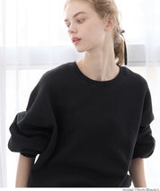 重磅內刷毛復古加工大學T