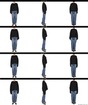 重磅內刷毛復古加工大學T