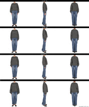 重磅內刷毛復古加工LOGO大學T