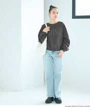 重磅內刷毛復古加工LOGO大學T