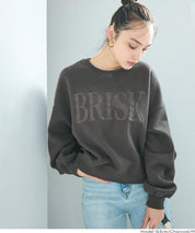 重磅內刷毛復古加工LOGO大學T