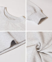 重磅內刷毛口袋大學T