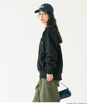 重磅內刷毛口袋大學T