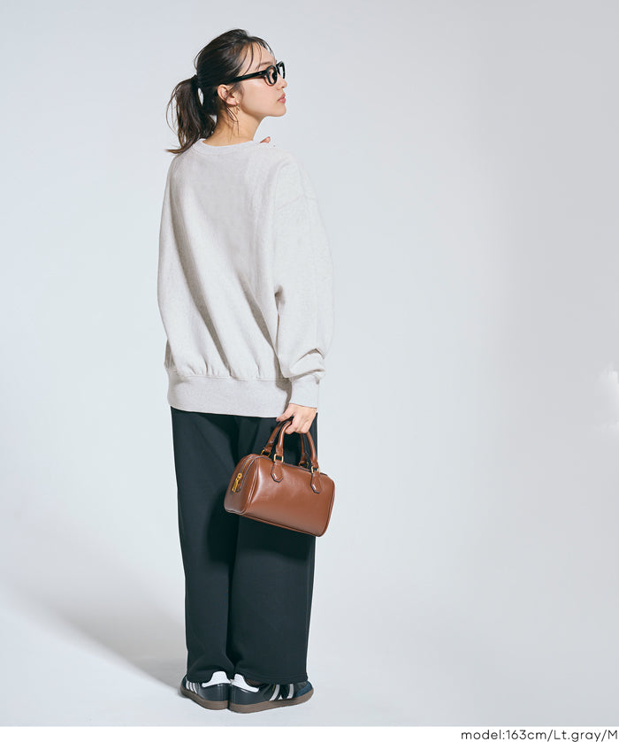 重磅內刷毛口袋大學T