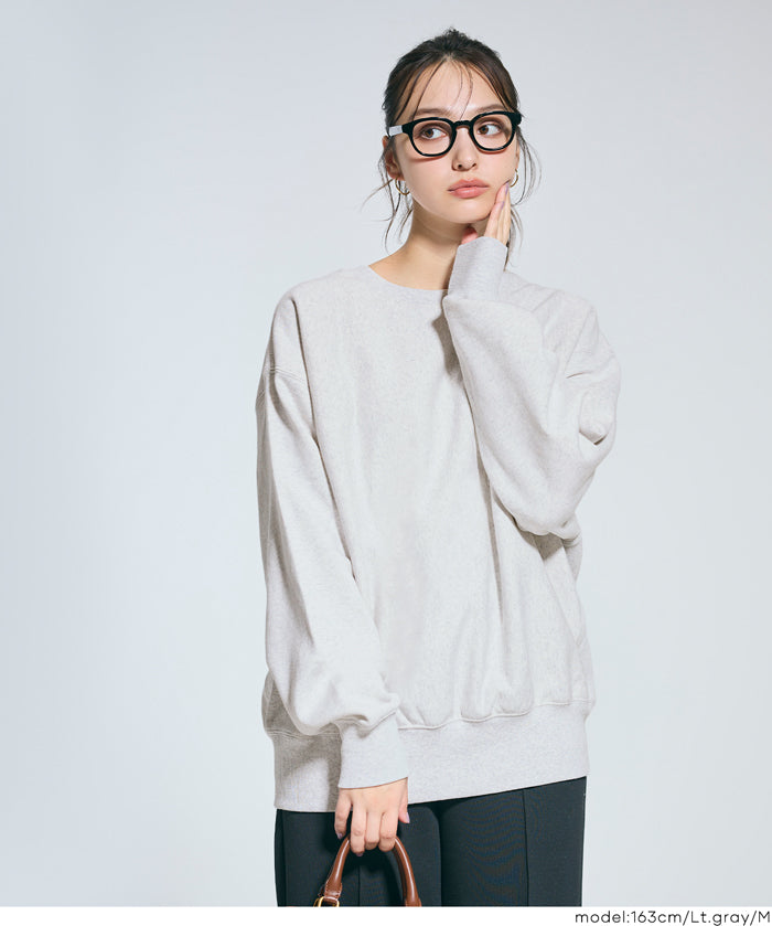 重磅內刷毛口袋大學T