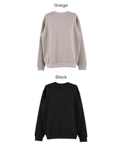 柔軟太空棉寬版大學T