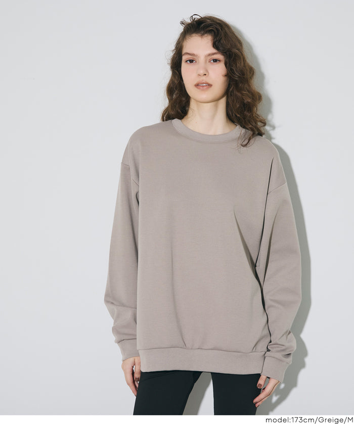 柔軟太空棉寬版大學T