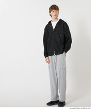 柔軟太空棉寬版連帽外套