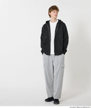 柔軟太空棉寬版連帽外套