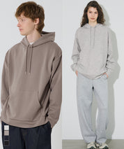 柔軟太空棉寬版連帽上衣