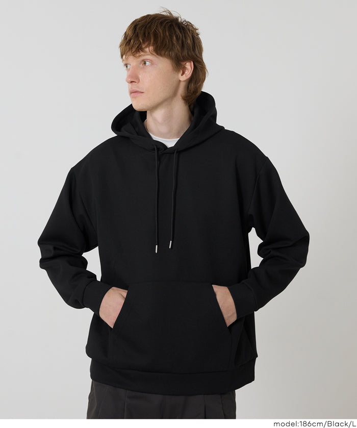 柔軟太空棉寬版連帽上衣