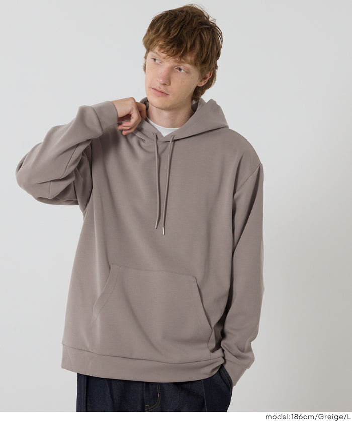 柔軟太空棉寬版連帽上衣