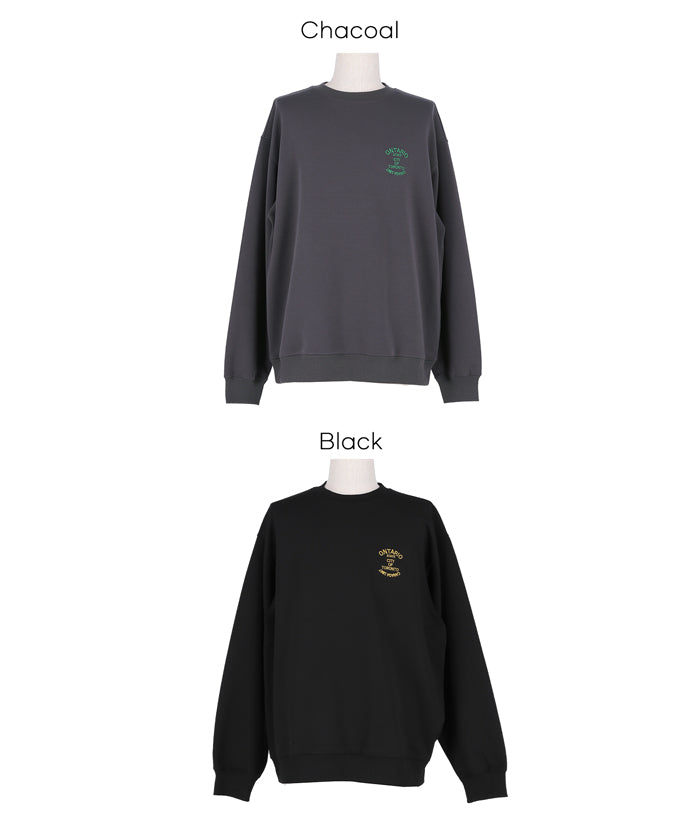 柔軟太空棉刺繡大學T