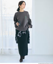 柔軟太空棉刺繡大學T