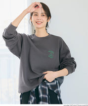 柔軟太空棉刺繡大學T