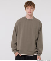 假兩件柔軟太空棉大學T