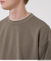 假兩件柔軟太空棉大學T