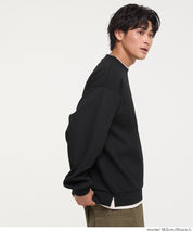 假兩件柔軟太空棉大學T