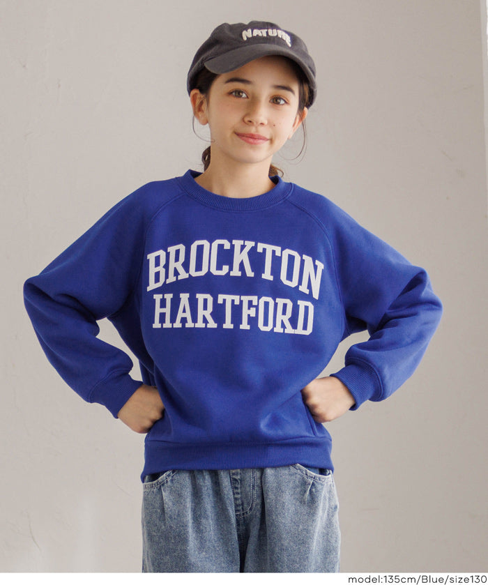 童裝 親子同款 內刷毛LOGO大學T