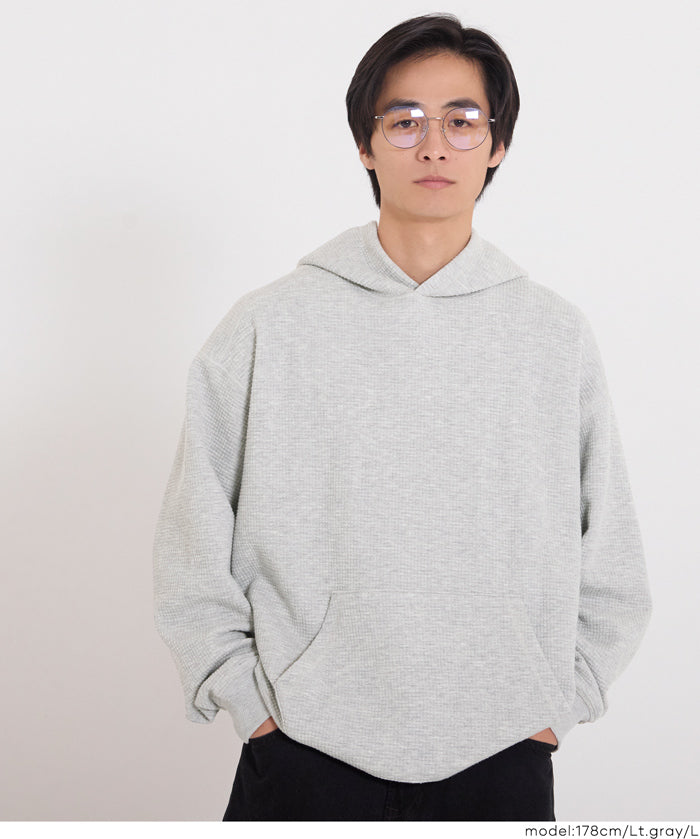 方格緹花連帽上衣