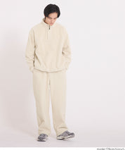 抓毛絨抽繩長褲