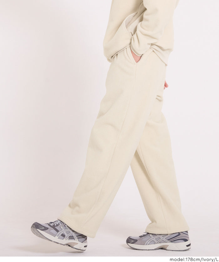 抓毛絨抽繩長褲