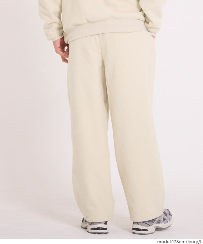 抓毛絨抽繩長褲