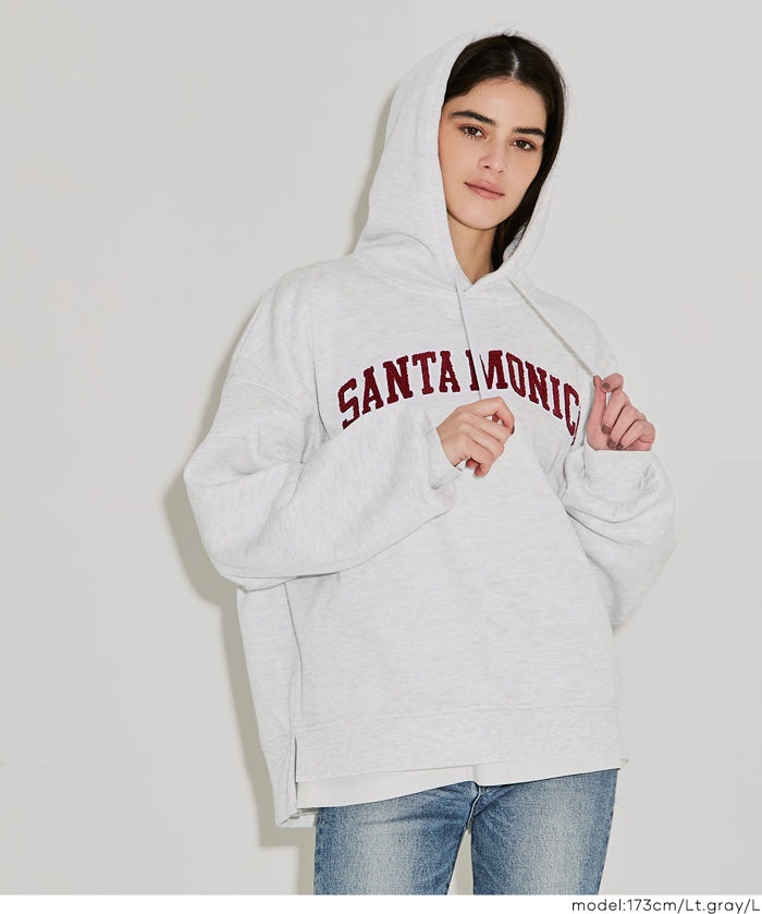 內刷毛刺繡LOGO帽T