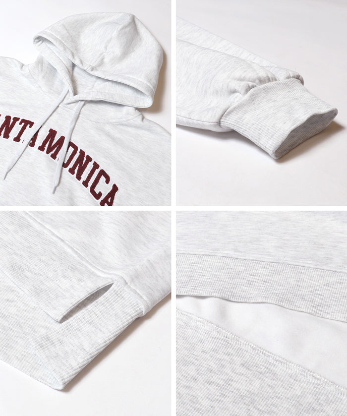 內刷毛刺繡LOGO帽T