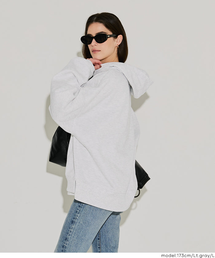 內刷毛刺繡LOGO帽T