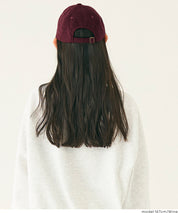 燈芯絨LOGO棒球帽