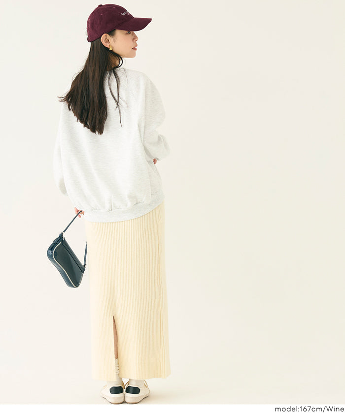 燈芯絨LOGO棒球帽