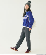 內刷毛插肩袖LOGO大學T