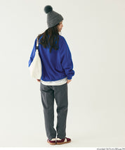 內刷毛插肩袖LOGO大學T