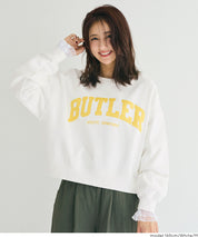 重磅內刷毛刺繡LOGO大學T