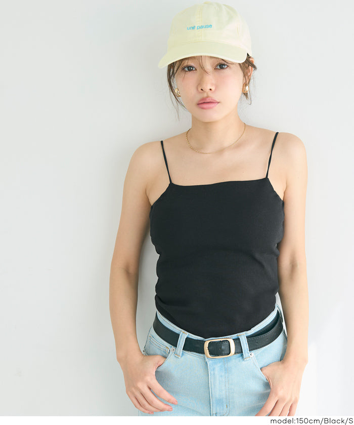 一字美背罩杯細肩帶背心 OUT BRA