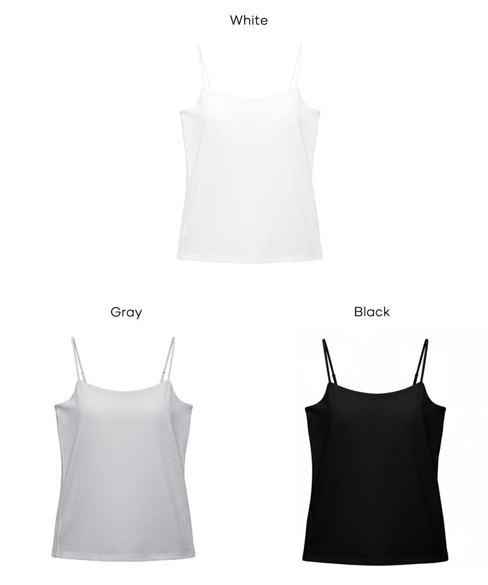 一字美背罩杯細肩帶背心 OUT BRA