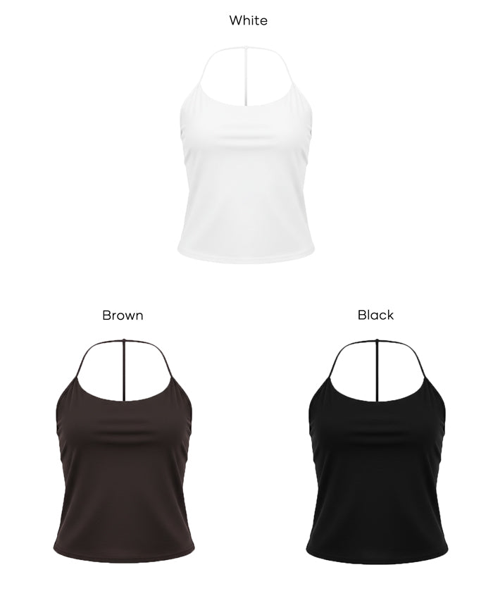 T字造型帶罩背心 OUT BRA