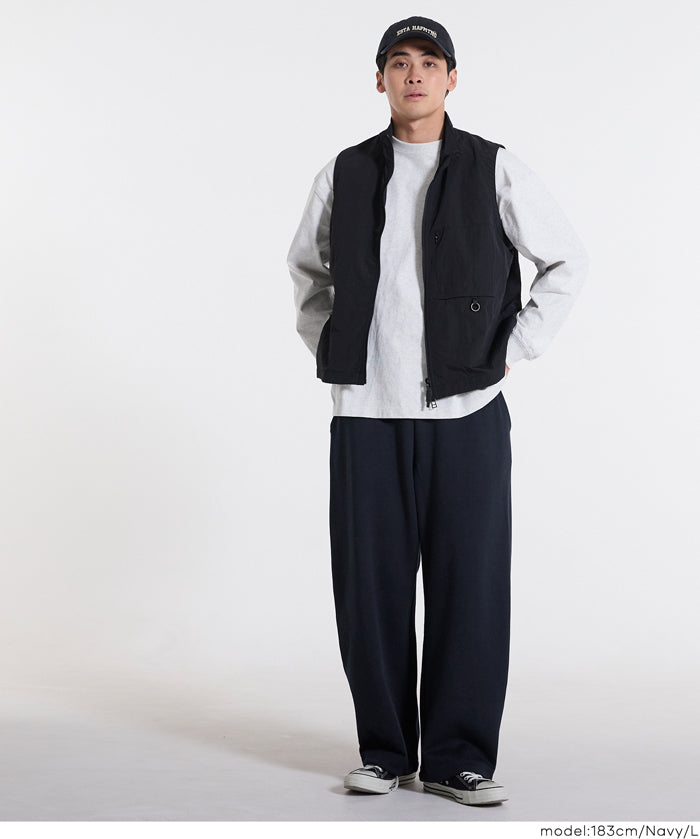 棉質寬版長褲
