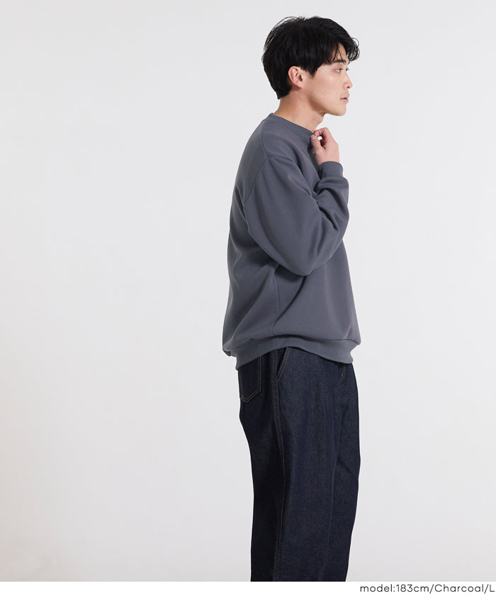 柔軟平紋寬版大學T