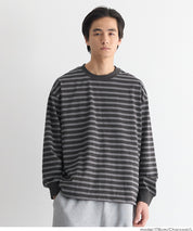 條紋寬版長袖上衣