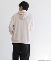 壓紋寬鬆連帽上衣