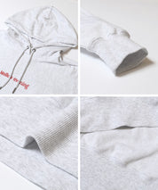薄款毛圈布刺繡LOGO連帽上衣