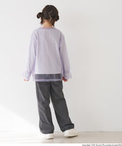 童裝 兩件套 網紗上衣&長袖T恤